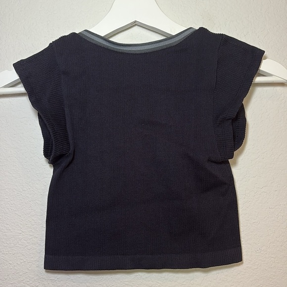 Urban Outfitters Out From Under Go for Gold Black Seamless Top size XS small - Picture 5 of 5